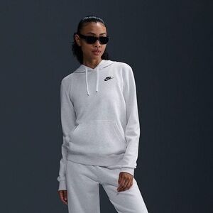 Nike Women's Light Gray Hoodie